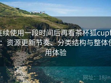 连续使用一段时间后再看茶杯狐cupfox：资源更新节奏、分类结构与整体使用体验