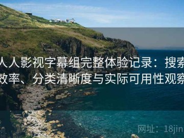 人人影视字幕组完整体验记录：搜索效率、分类清晰度与实际可用性观察