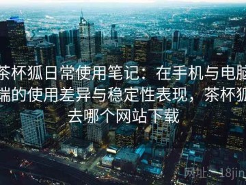 茶杯狐日常使用笔记：在手机与电脑端的使用差异与稳定性表现，茶杯狐去哪个网站下载