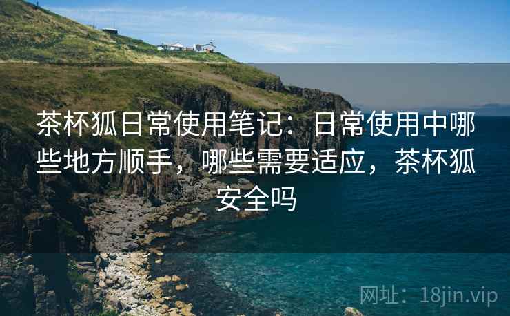 茶杯狐日常使用笔记:日常使用中哪些地方顺手,哪些需要适应,茶杯狐安全吗 茶杯狐日常使用笔记:日常使用中哪些地方顺手,哪些需要适应,茶杯狐安全吗