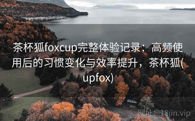 茶杯狐foxcup完整体验记录:高频使用后的习惯变化与效率提升,茶杯狐(upfox) 茶杯狐foxcup完整体验记录:高频使用后的习惯变化与效率提升,茶杯狐(upfox)